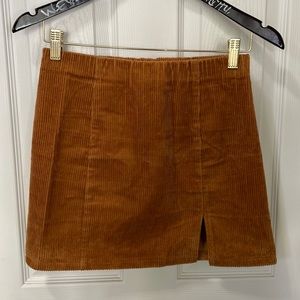 Corduroy Short Skirt